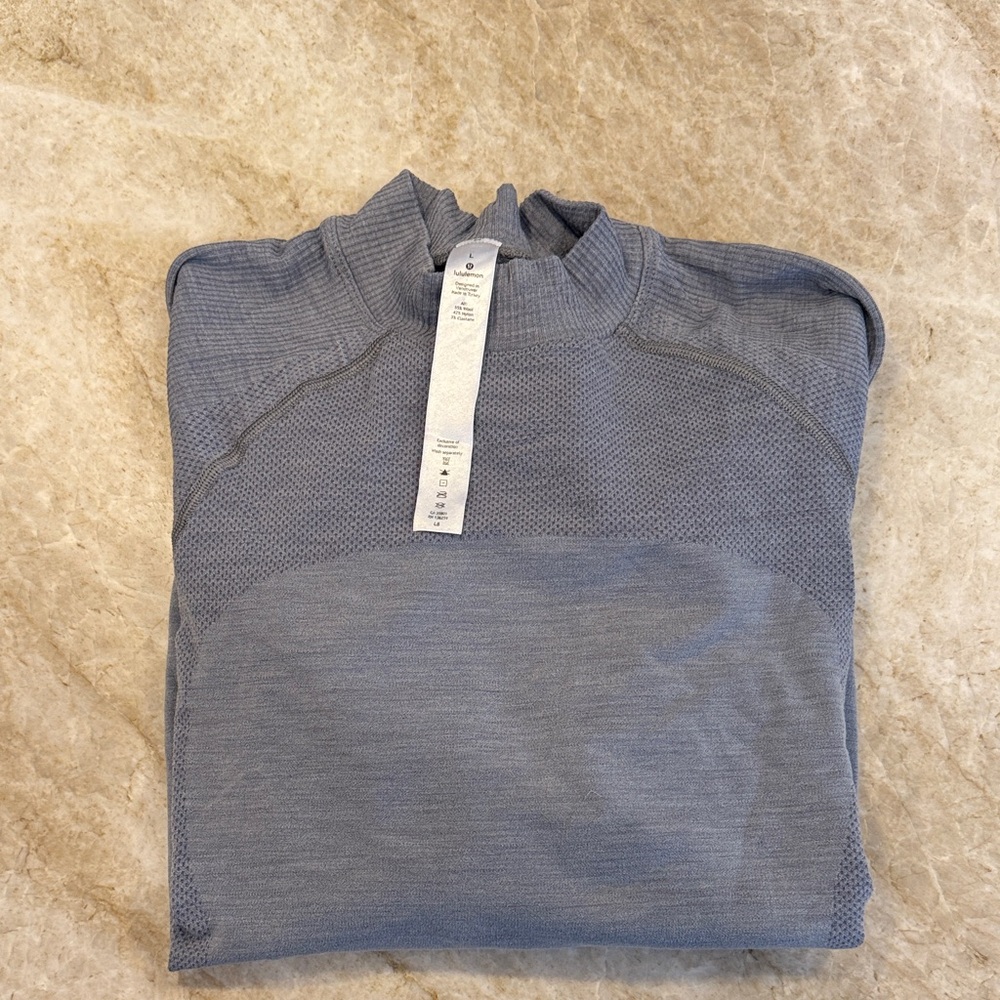Lululemon mock turtle thermal shirt